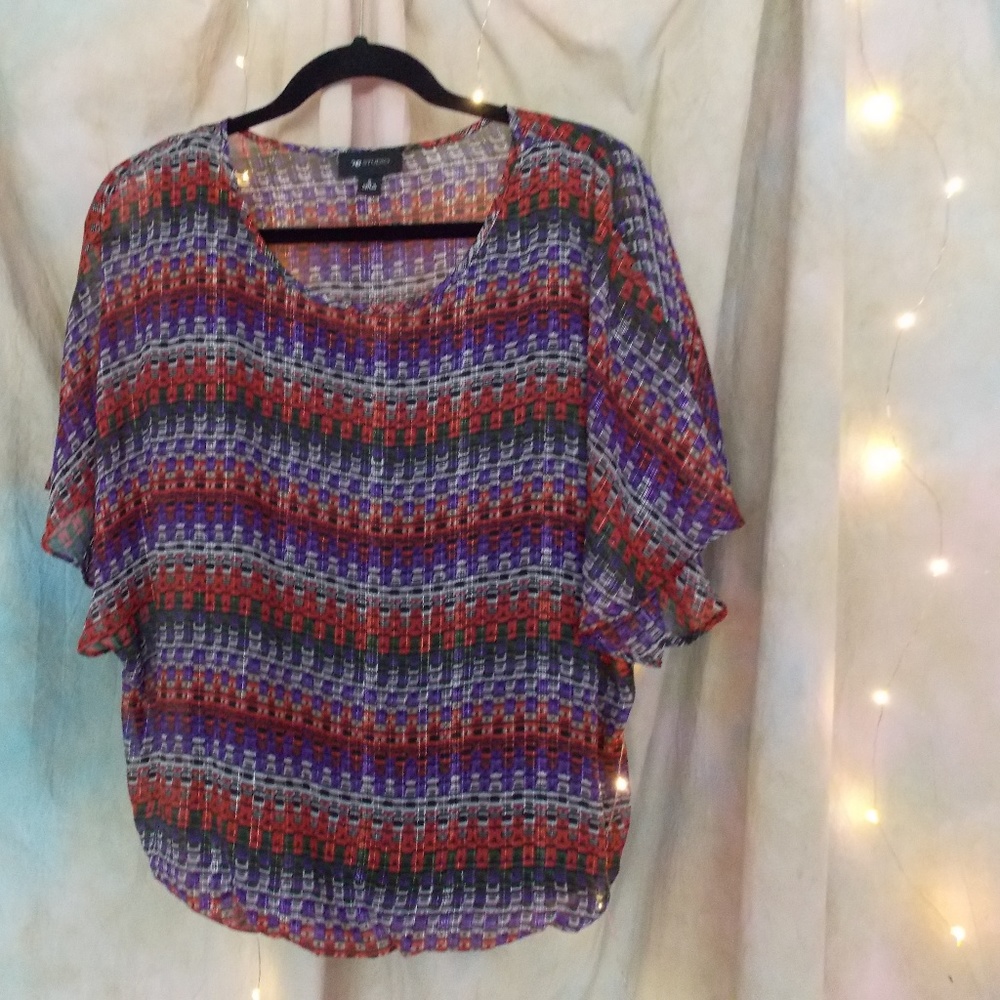AB Studio / short-sleeve blouse